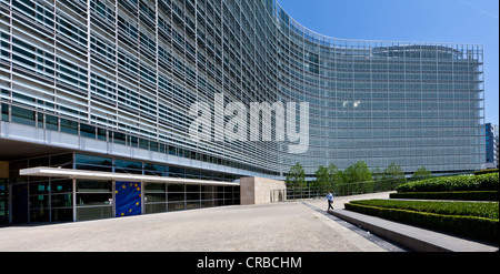 Commission européenne, le bâtiment du Berlaymont, Bruxelles, Belgique, Europe Banque D'Images
