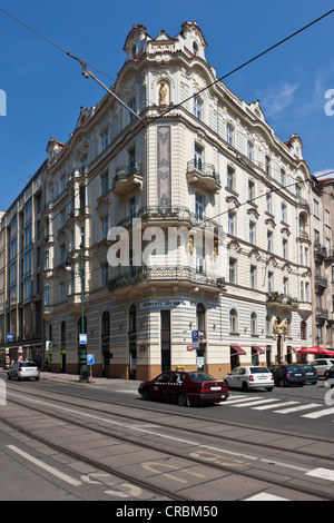 Un magnifique bâtiment situé dans la vieille ville, Behová, Prague, République Tchèque, Europe Banque D'Images