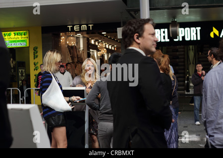 Signature de l'album par Carrie Underwood Banque D'Images