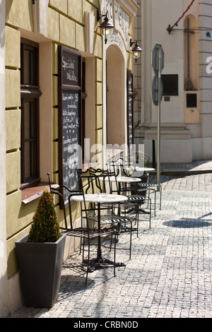 Restaurant, Prague, République Tchèque, Europe Banque D'Images