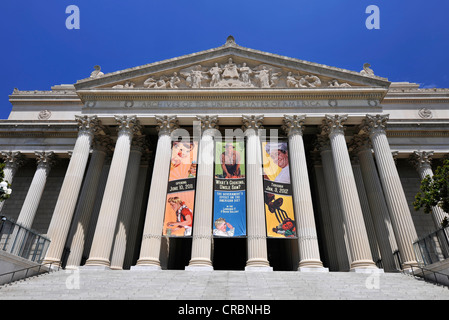 Façade néo-classique de l'archives de l'United States Building, Smithsonian Institution, National Mall, Washington DC Banque D'Images