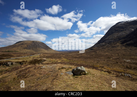 Entrée de Glencoe de Rannoch Moor highlands scotland uk Banque D'Images