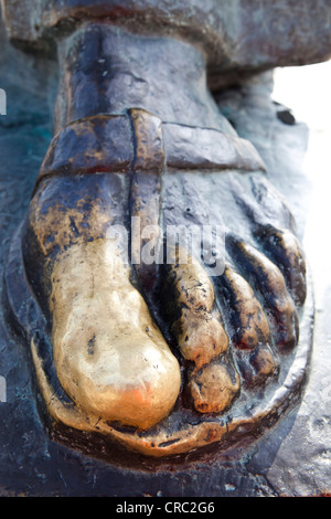 Statue de Grgur Ninski, Nin, Croatie Banque D'Images