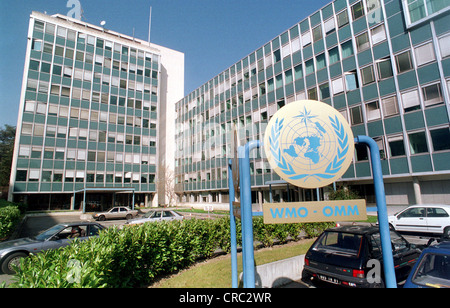 Organisation météorologique mondiale à Genève, Suisse Banque D'Images