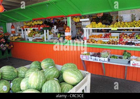 STAND DE FRUITS EN BORDURE DE ROUTE,CALIFORNIA,USA Banque D'Images