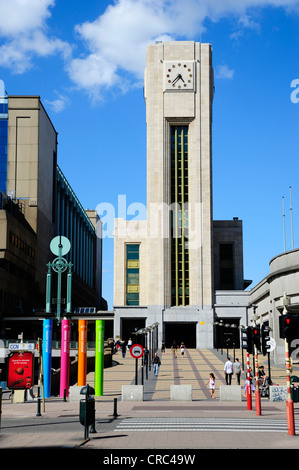 Tour à la Gare du Nord, Noordstation, St Josse trimestre, Bruxelles, Belgique, Benelux Banque D'Images