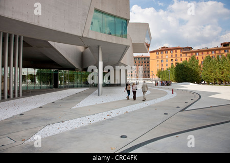 Museo Nazionale delle Arti del XXI secolo, Musée national de l'Art du XXI siècle, connu sous le nom de MAXXI, Rome, Italie, Europe Banque D'Images