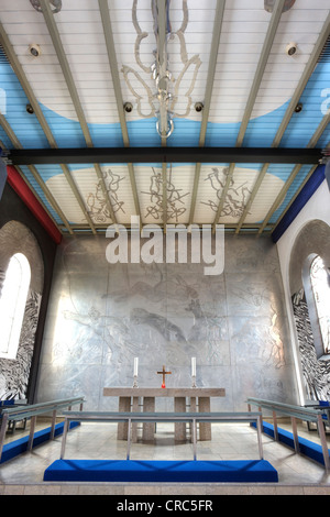 L'église de Kastrup, l'intérieur, Kastrup, Copenhague, Danemark, Europe Banque D'Images