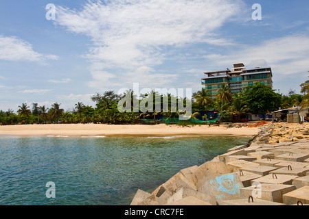 Plage de l'île de Cabo, Luanda Angola Banque D'Images