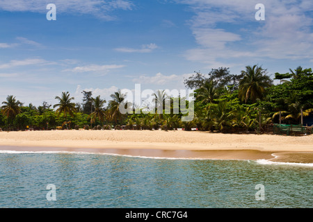 Plage de l'île de Cabo, Luanda Angola Banque D'Images