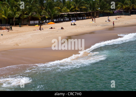 Plage de l'île de Cabo, Luanda Angola Banque D'Images
