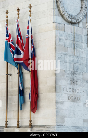 Cénotaphe monument commémoratif de guerre, Whitehall, Londres Banque D'Images