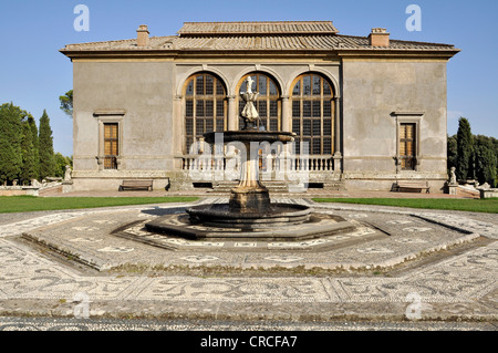 Bâtiment Palazzetto, casino dans le jardin du palais dans la Fortezza, palace, Villa Farnèse, Caprarola, Latium, Italie Banque D'Images