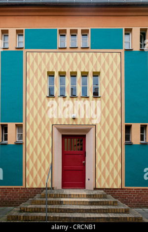 Gartenstadt Falkenberg Housing Estate, également connu comme Tuschkastensiedlung, construit entre 1913 et 1934 par l'architecte Bruno Taut, Banque D'Images