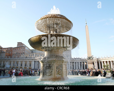 La Place Saint Pierre, l'Italie, Rome, Rome Banque D'Images