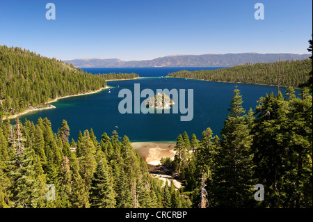 Emerald Bay, Lake Tahoe, California, USA Banque D'Images