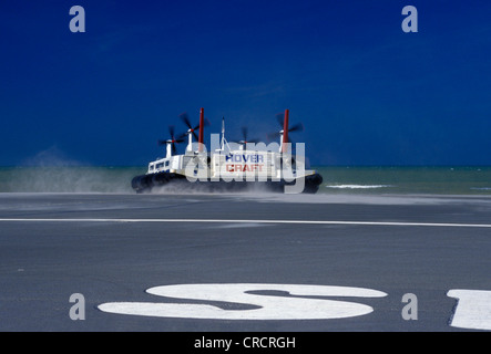 Hover Craft, La princesse Margaret, France, Calais Banque D'Images