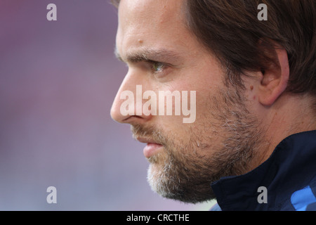 Thomas Tuchel, entraîneur de la FSV Mayence 05 Bundesliga football club, portrait, Mayence, Rhénanie-Palatinat, Allemagne, Europe Banque D'Images