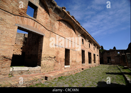 Italie, Rome, Ostia Antica, maison de Diane Banque D'Images