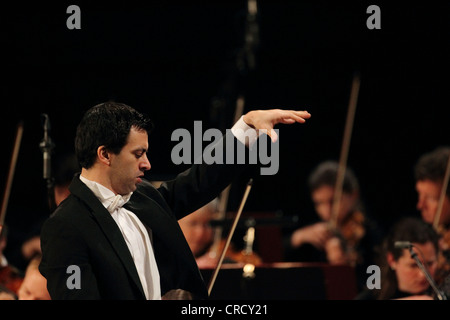 Les concerts de l'Institut de musique avec le Koblenz Orchestre Symphonique SWR Baden-Baden et Freiburg, chef d'orchestre Alejo Pérez, Coblence Banque D'Images