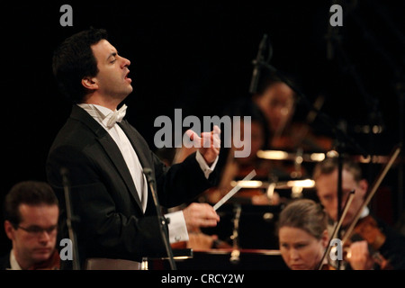 Les concerts de l'Institut de musique avec le Koblenz Orchestre Symphonique SWR Baden-Baden et Freiburg, chef d'orchestre Alejo Pérez, Coblence Banque D'Images