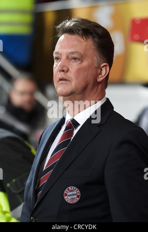 Louis Van Gaal, entraîneur du FC, Bayern-Muenchen Bruchweg Stadium, Mayence, Rhénanie-Palatinat, Allemagne, Europe Banque D'Images