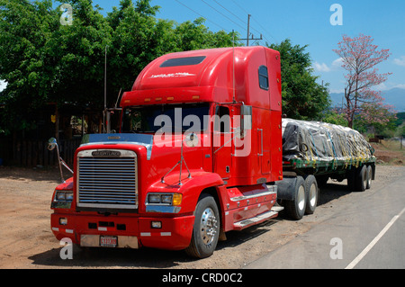 Chariot sur la Panamericana, Costa Rica Banque D'Images