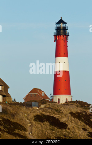 Phare, Hoernum, Sylt, Schleswig-Holstein, Allemagne, Europe Banque D'Images