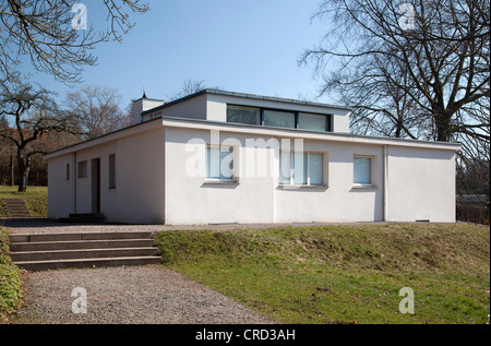 Haus am Horn, modèle maison du Bauhaus de Weimar, Site du patrimoine mondial de l'UNESCO, l'architecte Georg Muche, Weimar, Thuringe Banque D'Images