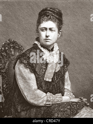 Southerden Elizabeth Thompson, Lady Butler, 1846 - 1933. Peintre britannique. Du magazine de l'Art publié1878 Banque D'Images