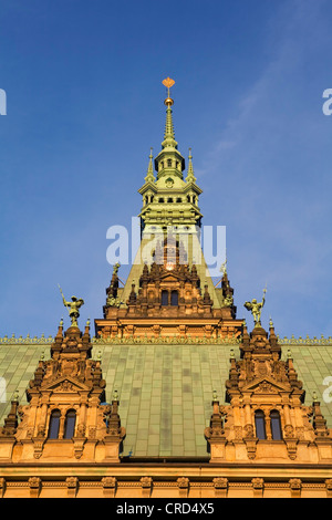 Hôtel de ville, Hambourg, Allemagne, Europe Banque D'Images