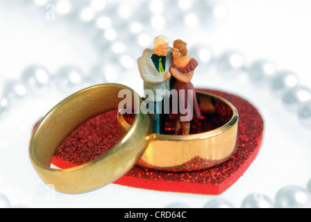 Pour Mariage symbolique Banque D'Images