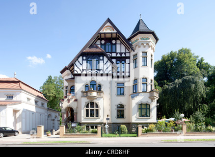 Villa urbaine, rue Wartburgallee, Eisenach, en Thuringe, Allemagne, Europe, PublicGround Banque D'Images