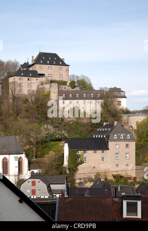 Burg Blankenheim Blankenheim, château, Eifel, Rhénanie du Nord-Westphalie, Allemagne, Europe, PublicGround Banque D'Images