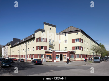 Talstrasse Housing Estate, Aix-la-Chapelle, Rhénanie du Nord-Westphalie, Allemagne, Europe, PublicGround Banque D'Images