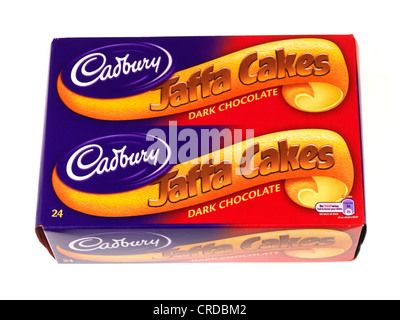 Jaffa cake biscuits cadbury Banque D'Images