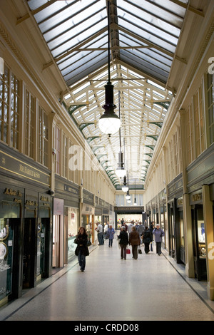 L'Argyll Arcade Arcade victorienne boutiques bijoutiers surtout glasgow scotland uk Banque D'Images