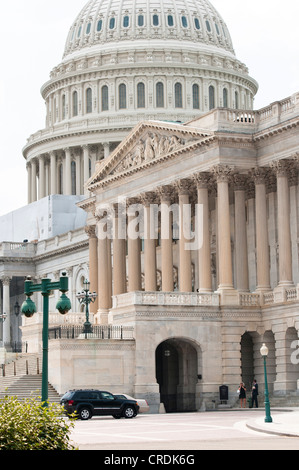 Le Capitole à Washington DC par une belle journée ensoleillée Banque D'Images