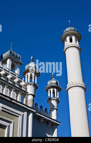 Minaret de la mosquée la mosquée, Wilmersdorf de Berlin, mosquée, la plus ancienne mosquée en Allemagne, 1924 - 1928, Berlin Banque D'Images