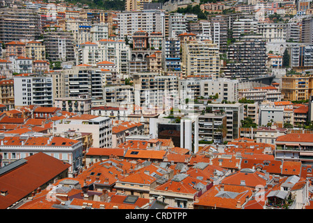 Vue sur Monte Carlo, France, Monaco Banque D'Images