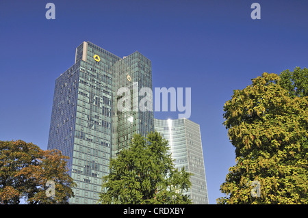 Siège de la Dresdner Bank, Frankfurt am Main, Hesse, Germany, Europe, PublicGround Banque D'Images