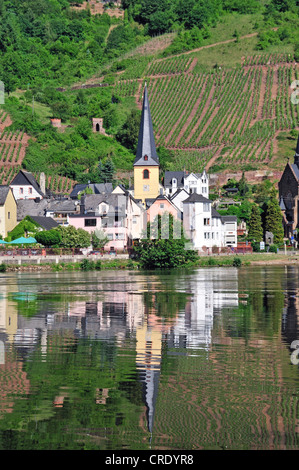 Alf, une municipalité dans le Landkreis district Cochem-Zell, vallée de la Moselle, Rhénanie-Palatinat, Allemagne, Europe Banque D'Images