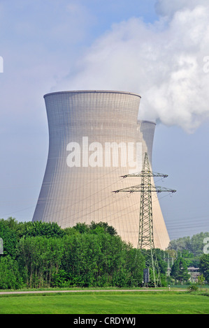 La centrale nucléaire de Gundremmingen, la plus puissante centrale nucléaire allemande, en Bavière, de Gundremmingen Guenzburg Banque D'Images