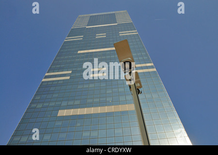 Tour du Midi, bâtiment le plus élevé de la Belgique, de la construction de l'Union européenne, Bruxelles, Belgique, Europe Banque D'Images