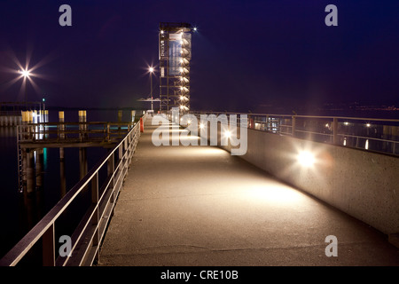 Tower, Friedrichshafen, le lac de Constance, Bade-Wurtemberg, Allemagne, Europe Banque D'Images