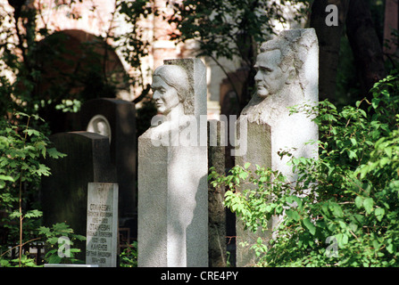 Cimetière du Neujungfrauenklosters Moscou Banque D'Images