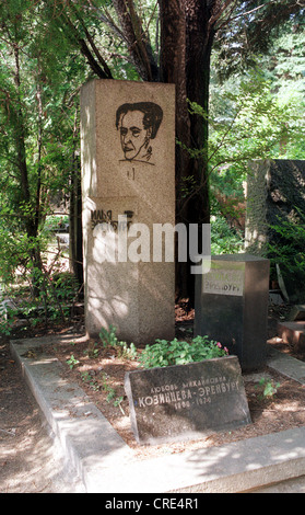 Cimetière du Neujungfrauenklosters Moscou Banque D'Images