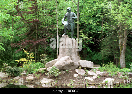 Hermann von Wissmann Monument explorer, Bad Lauterberg, Allemagne Banque D'Images