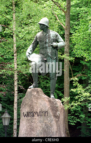 Hermann von Wissmann Monument explorer, Bad Lauterberg, Allemagne Banque D'Images