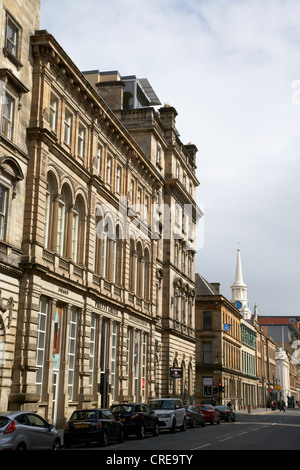 Que vous recherchiez un ingram street rue commerçante de Merchant City Glasgow scotland uk Banque D'Images